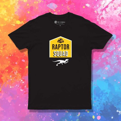 Dino Raptor Squad Badge T-Shirt