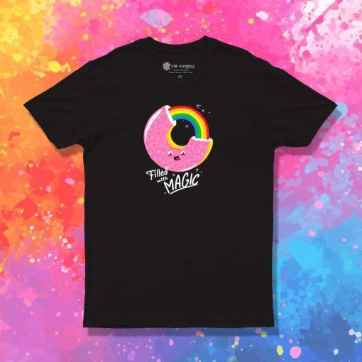 Donut Filled With Magic Rainbow T-Shirt