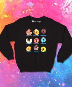 Donuts Type Yoga Sweatshirt