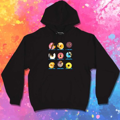 Donuts Type Yoga Hoodie