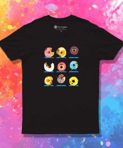 Donuts Type Yoga T-Shirt
