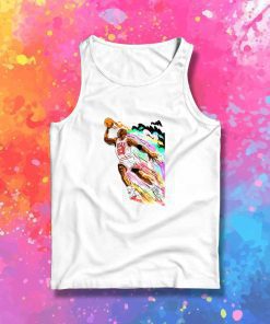 Fly Like Michael Jordan Watercolor Tank Top