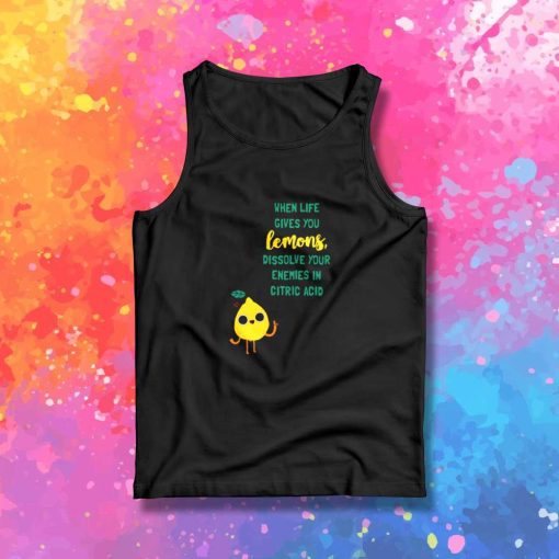 Friendly Lemon Advice Lemonade Tank Top
