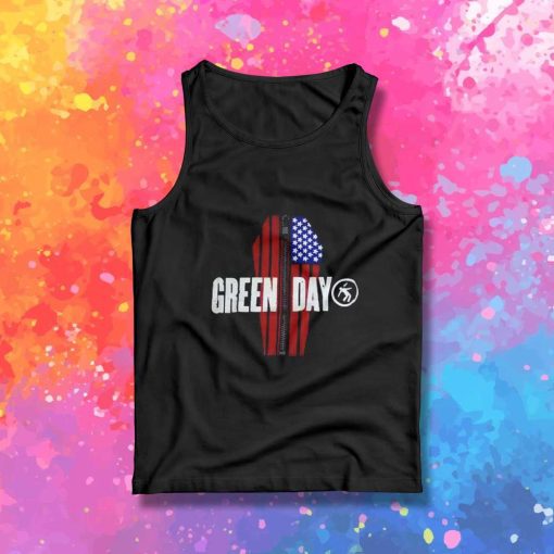 Green Day American Coffin Tank Top