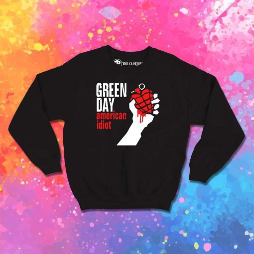 Green Day American Idiot Grenade Sweatshirt