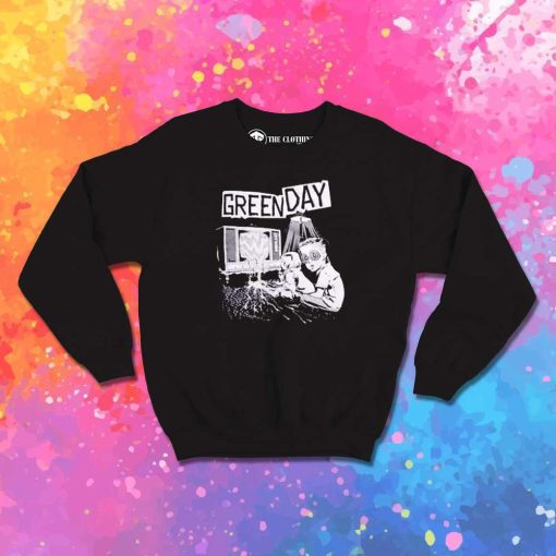 Green Day Disturbing Television Sweatshirt