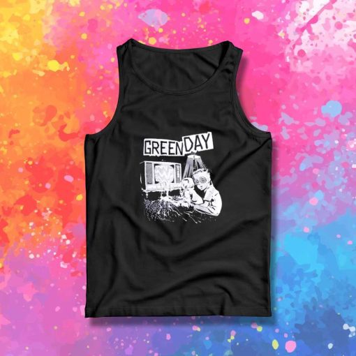 Green Day Disturbing Television Tank Top