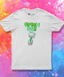 Green Day Smiling Sun Flower T-Shirt