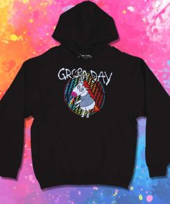 Green Day Unicorn Rainbow Vomit Hoodie