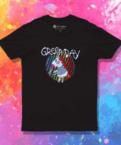 Green Day Unicorn Rainbow Vomit T-Shirt
