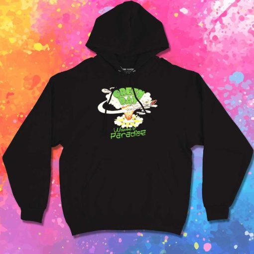 Green Day Welcome To Paradise Explosion Hoodie