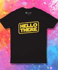 Hello There General Kenobi Star Wars Logo T-Shirt