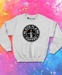 Hocus Pocus Black Flame Coffee Sweatshirt