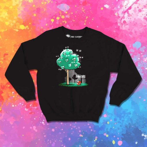 Immature Red Apple Sweatshirt