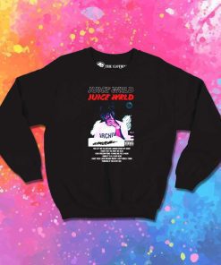 Juice Wrld Glitch Poster Sweatshirt