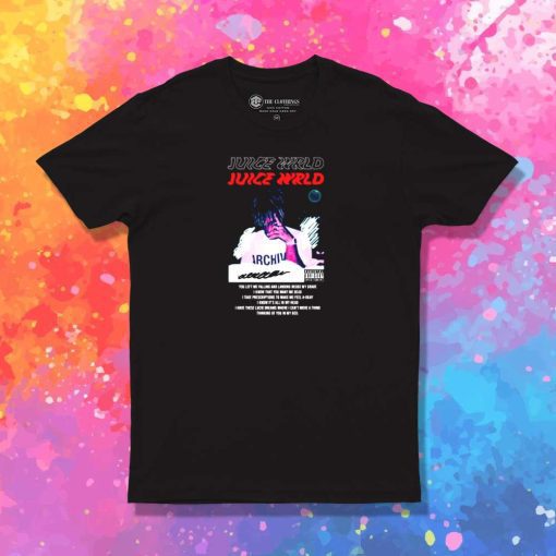Juice Wrld Glitch Poster T-Shirt