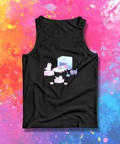 Kitty Donut Factory Tank Top