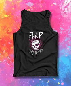 Lil Peep Rest In Peace Skull Tank Top