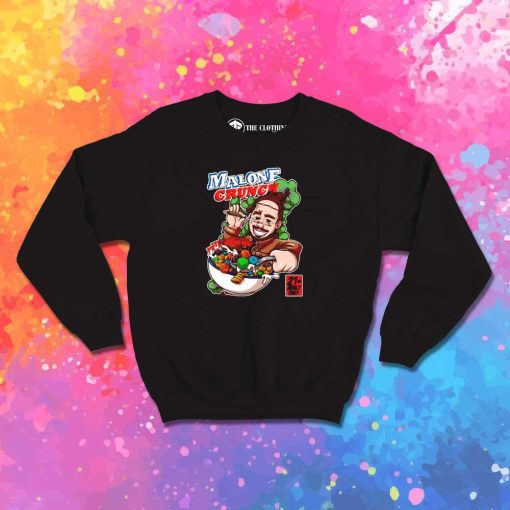 Malone Crunch Cereal Illustration Sweatshirt