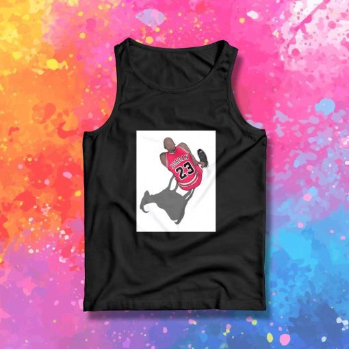 Michael Jordan GOAT Shadow Tank Top