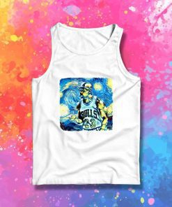 Michael Jordan Van Gogh Tank Top