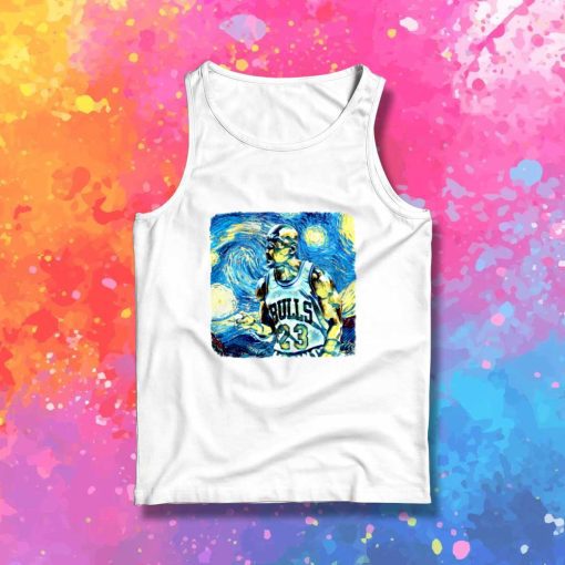 Michael Jordan Van Gogh Tank Top