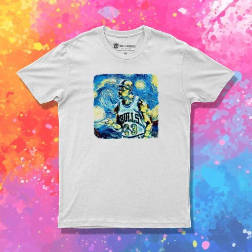 Michael Jordan Van Gogh T-Shirt