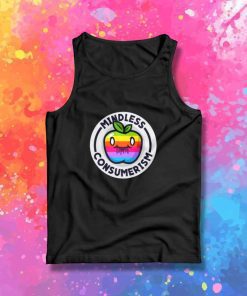 Mindless Consumerism Rainbow Apple Tank Top