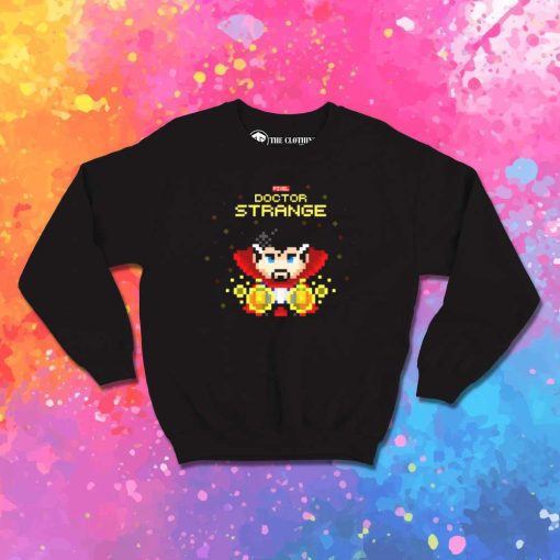 Pixelated Doctor Strange Chibi Sweatshirt
