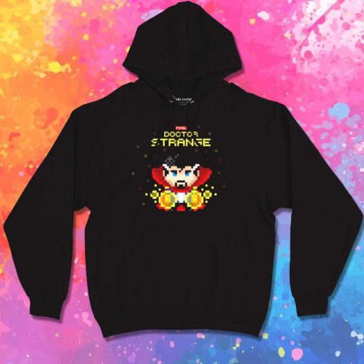 Pixelated Doctor Strange Chibi Hoodie