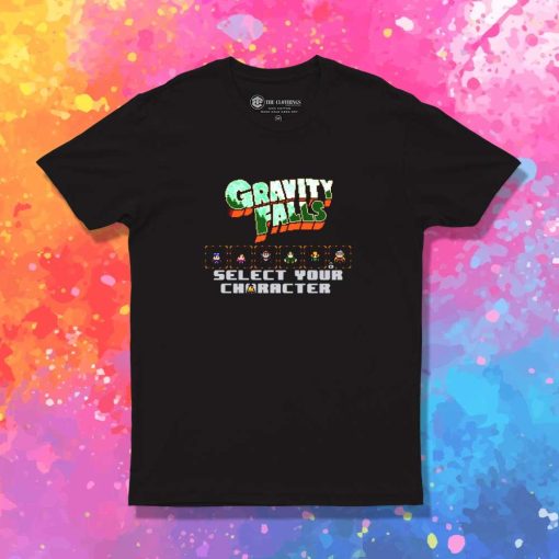 Pixelated Gravity Falls Game Retro T-Shirt