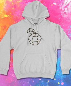 Polygonal Apple Picture Hoodie