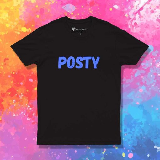 Posty Malone Blue Distressed T-Shirt