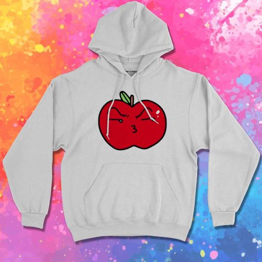 Pouty Kiss Face Apple Hoodie