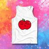 Pouty Kiss Face Apple Tank Top