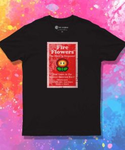 Retro Super Mario Fire Flower T-Shirt