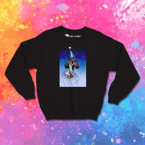 Scary Clown Head x Spider Sweatshirt
