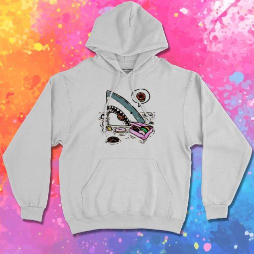Shark With Box of Donuts Hoodie