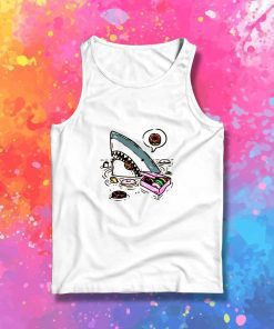Shark With Box of Donuts Tank Top