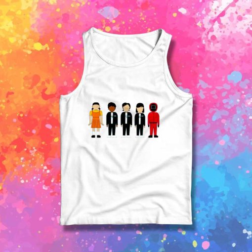 Squid Game No Faces Tank Top