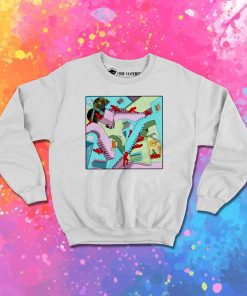 Squid Game Relativity Staircase Painting Sweatshirt