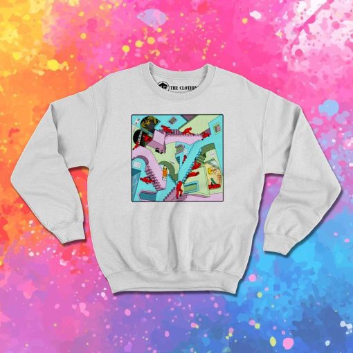 Squid Game Relativity Staircase Painting Sweatshirt