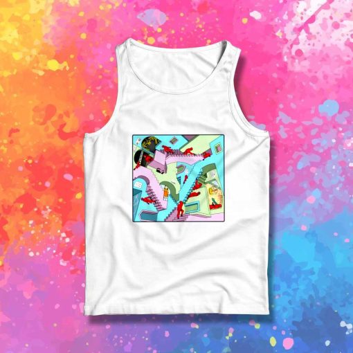 Squid Game Relativity Staircase Painting Tank Top