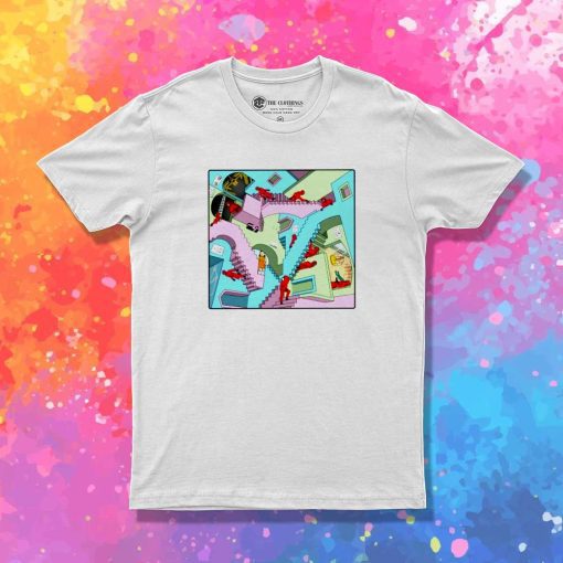 Squid Game Relativity Staircase Painting T-Shirt