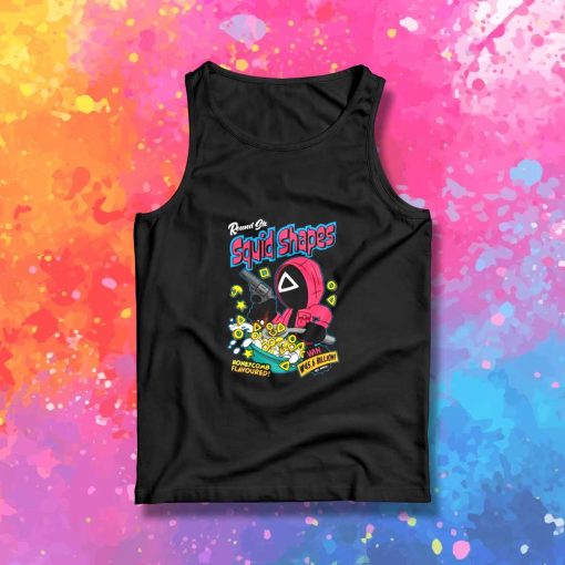 Squid Shapes Cereal Game Tank Top