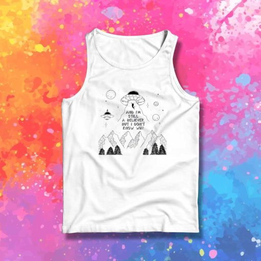 Taylor Swift Folklore Alien UFO Tank Top