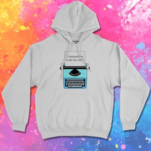 Taylor Swift Remember It Too Well Typesetter Hoodie