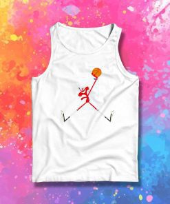 Wilt Jordan Monster Cartoon Tank Top