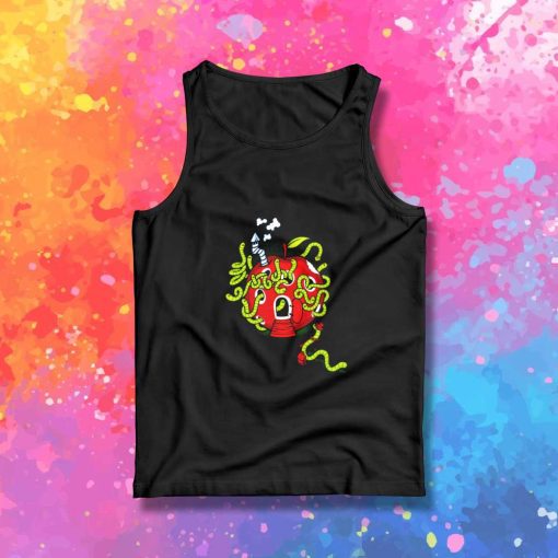 Worms Family In The Apple Tank Top