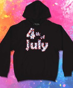 4th of July Independence Day Pattern Hoodie
